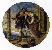 Julius Schnorr von Carolsfeld Siegfried's Departure from Kriemhild Spain oil painting artist